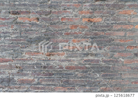 Old brick wall background. Old grunge brickwork 125618677
