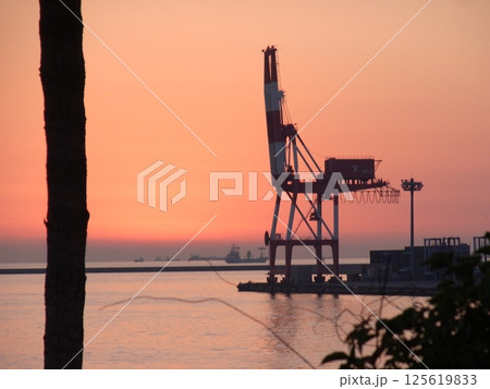 sunset sea side sunset sea side 125619833