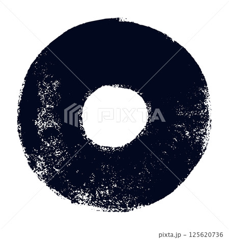 Hand-drawn pencil and crayon shapes with sketchy textures. Colorful doodle elements in a childish abstract style. Flat vector illustration isolated on white background. 125620736