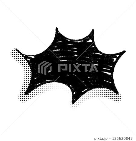 Pop art comic speech balloon with onomatopoeia effect. Cartoon dialog box and surprise sticker element. Flat vector illustration isolated on white background. Pop art comic speech balloon with onomatopoeia effect. Cartoon dialog box and surprise sticker element. Flat vector illustration isolated on white background. 125620845