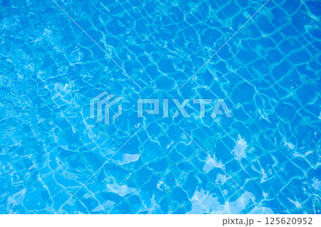 Water surface in a swimming pool Water surface in a swimming pool 125620952