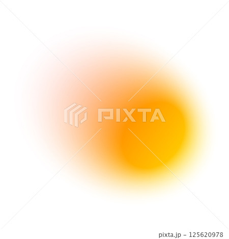 Abstract gradient background with soft blue and green hues, blurred fluid shapes, grainy watercolor texture, neon light mesh effect. Flat vector illustration isolated on white background. 125620978