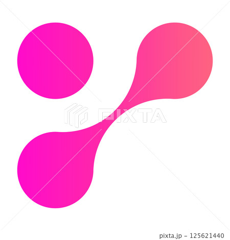 Molecular dot connect pattern with metaball shapes. Abstract fluid morphing paterns. Flat vector illustration isolated on white background. Molecular dot connect pattern with metaball shapes. Abstract fluid morphing paterns. Flat vector illustration isolated on white background. 125621440