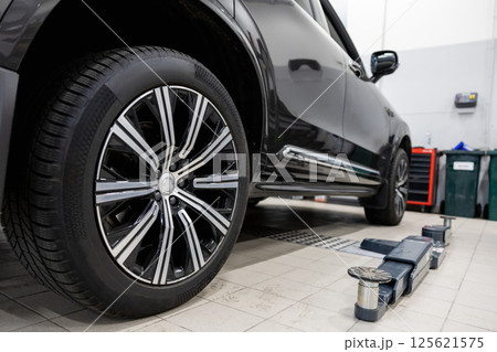 Checking wheel and rubber part 125621575