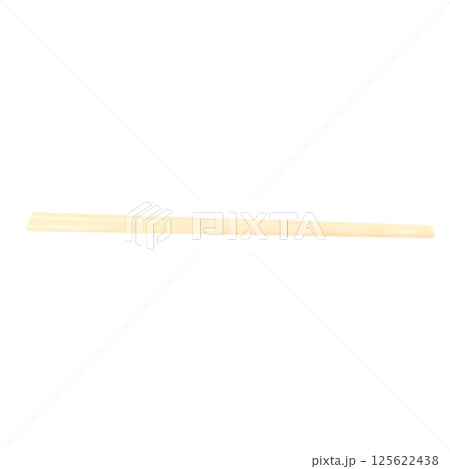 Wooden chopsticks white background 125622438
