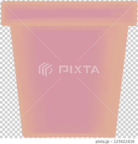 Lovely style and colors of a purple ceramic terracotta pot for grow plant. Lovely style and colors of a purple ceramic terracotta pot for grow plant. 125622816