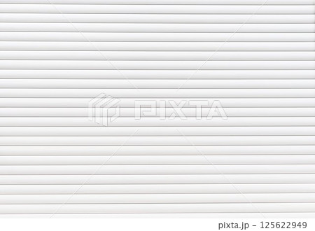Garage gate background texture. Closed garage door made of metal planks Garage gate background texture. Closed garage door made of metal planks 125622949