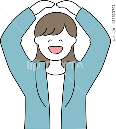 スーツ姿の女性_学校・習い事「オッケーです」 スーツ姿の女性_学校・習い事「オッケーです」 125623701