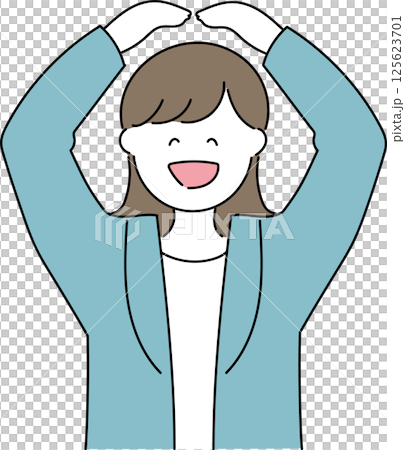 スーツ姿の女性_学校・習い事「オッケーです」 スーツ姿の女性_学校・習い事「オッケーです」 125623701