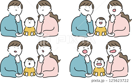 家族でリアクションセット 家族でリアクションセット 125623722