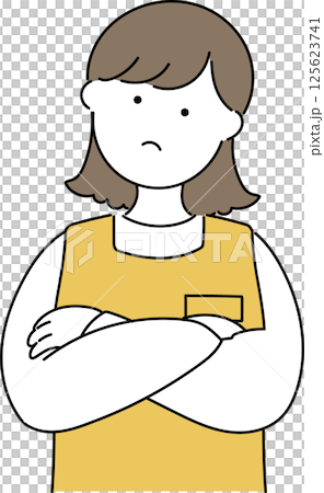 保育士さん・幼稚園の先生「考える」 125623741