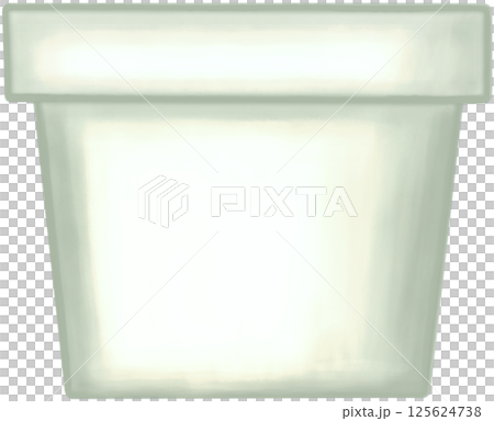 Lovely style and colors of a grey ceramic or terracotta pot for growing plants. Lovely style and colors of a grey ceramic or terracotta pot for growing plants. 125624738