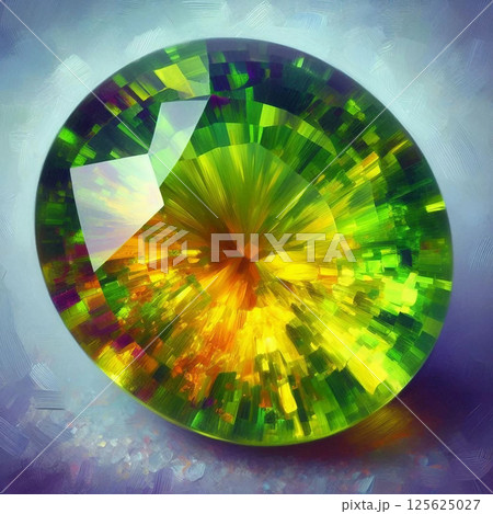 複雑な色を発するスフェーン 125625027