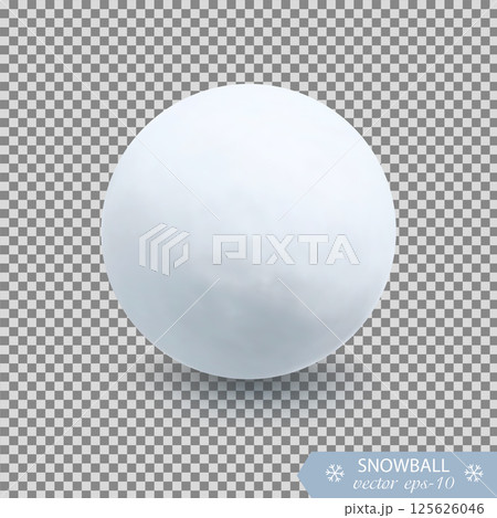 Snow ball .Christmas, snow texture, holiday snow.Christmas banner for the inscription.	 125626046