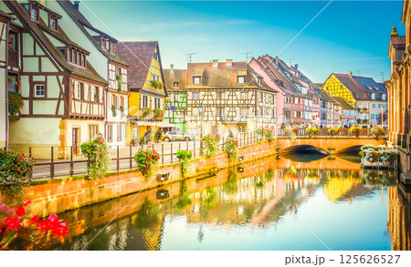 Colmar, beautiful town of Alsace, France 125626527