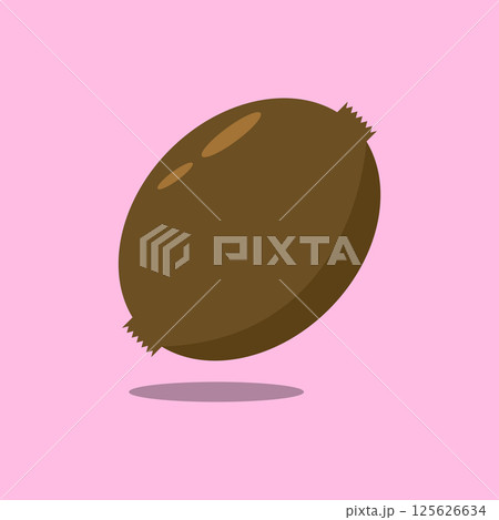 Bright vector fresh kiwi on background. 125626634