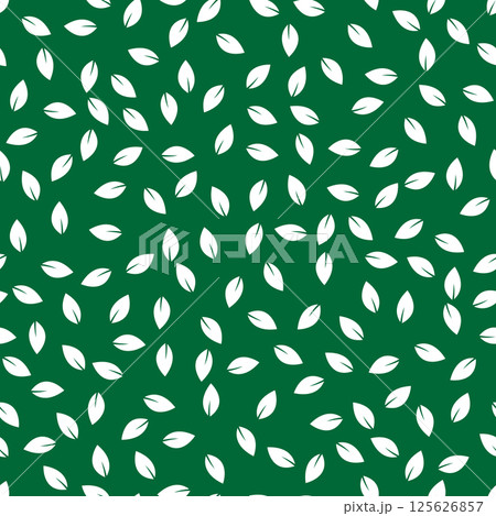 Leaves seamless pattern endless background. 125626857