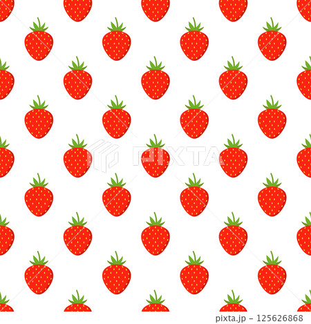 Seamless pattern of fresh strawberry background. Seamless pattern of fresh strawberry background. 125626868