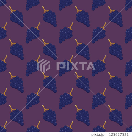 Dark grapes seamless pattern purple background. Dark grapes seamless pattern purple background. 125627521
