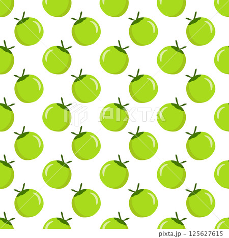 Seamless vector coconuts pattern on blue background. 125627615