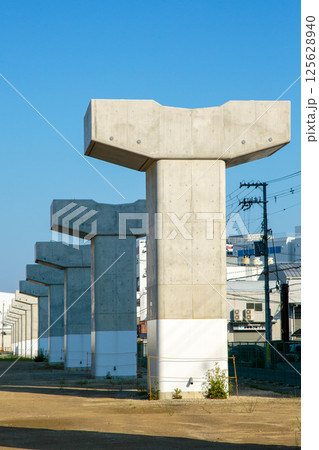 モノレール延伸工事の様子 125628940