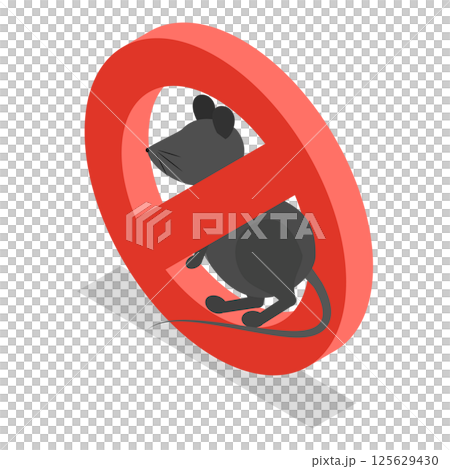 3D Isometric Flat Illustration of Pest Control. Item 1 3D Isometric Flat Illustration of Pest Control. Item 1 125629430