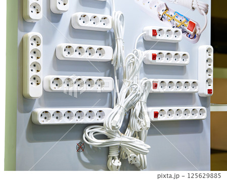 Extension cord and power strip 125629885