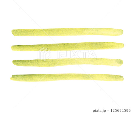 Light green yellow Horizontal Brush Strokes, Lines. Watercolor Hand drawn Stripes illustration isolated. Design element, texture or background. Light green yellow Horizontal Brush Strokes, Lines. Watercolor Hand drawn Stripes illustration isolated. Design element, texture or background. 125631596