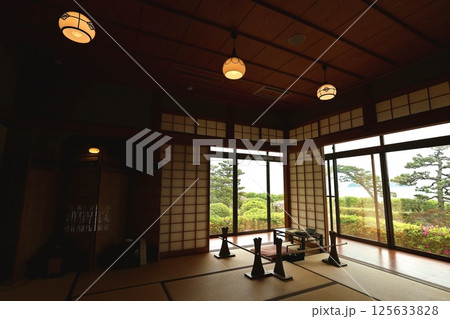 蒲郡市竹島園地の「海辺の文学記念館」 蒲郡市竹島園地の「海辺の文学記念館」 125633828