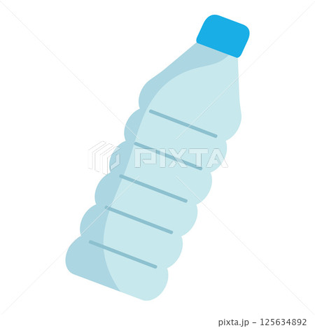 Plastic bottle round cap. Vector 125634892