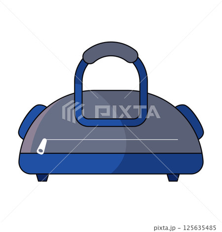 Colored gym bag. Vector Colored gym bag. Vector 125635485