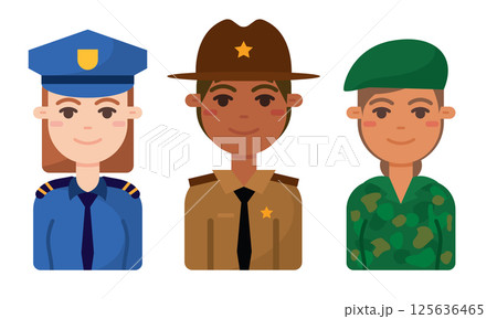 Cartoon professions set. Vector Cartoon professions set. Vector 125636465