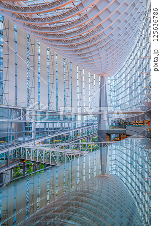 近未来の風景 東京国際フォーラム 近未来の風景 東京国際フォーラム 125636786