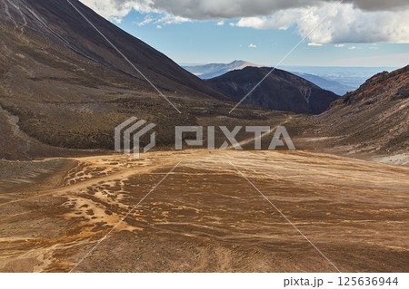 Volcanic Landscape, Tongariro National PArk Volcanic Landscape, Tongariro National PArk 125636944