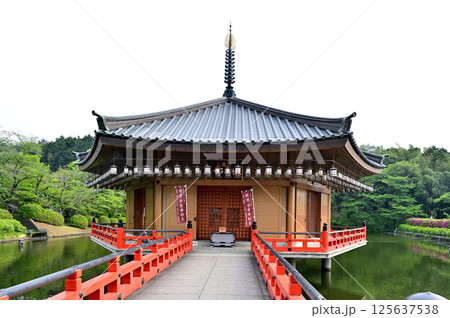 安倍文珠院 金閣浮御堂 安倍文珠院 金閣浮御堂 125637538