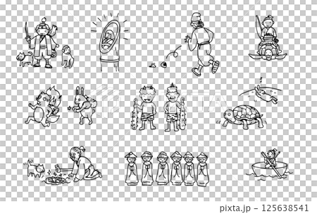 昔話イラスト 125638541