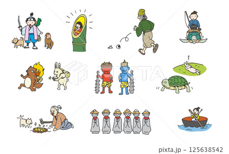 昔話イラスト(フルカラー) 昔話イラスト(フルカラー) 125638542