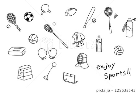 スポーツイラスト スポーツイラスト 125638543
