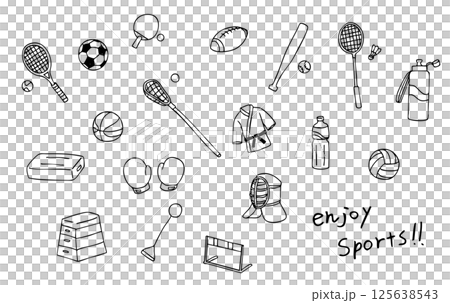 スポーツイラスト スポーツイラスト 125638543