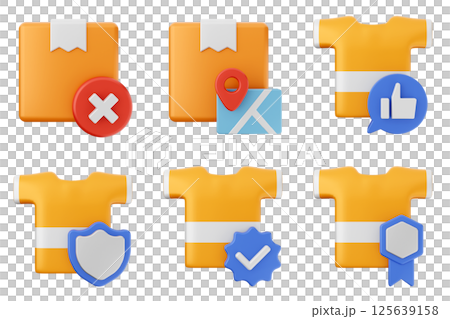 3d online shop sale buy purchase discount payment icon set bundle 125639158