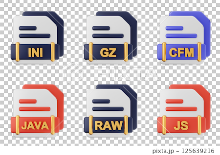 3d file format type icon set bundle ini gz cfm java raw js 3d file format type icon set bundle ini gz cfm java raw js 125639216