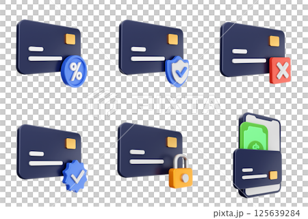 3d payment money finance transaction icon set bundle 3d payment money finance transaction icon set bundle 125639284