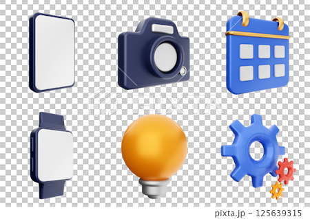 3d user interface icon set bundle 3d user interface icon set bundle 125639315