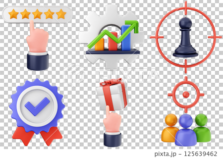 3d Search Engine Optimization icon set bundle 3d Search Engine Optimization icon set bundle 125639462