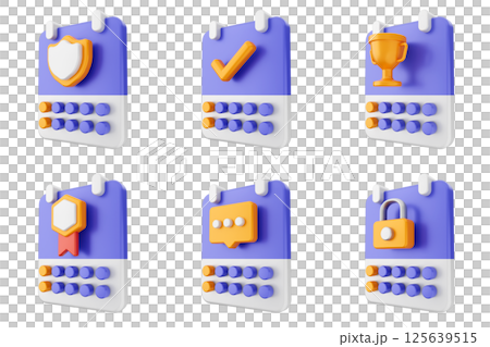 3d calendar time reminder schedule event icon set bundle 3d calendar time reminder schedule event icon set bundle 125639515