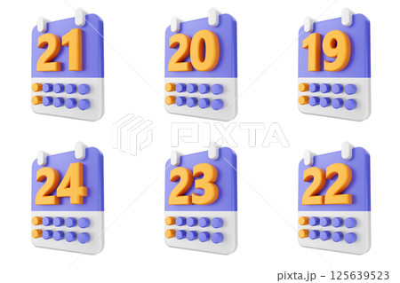 3d calendar time reminder schedule event icon set bundle 3d calendar time reminder schedule event icon set bundle 125639523