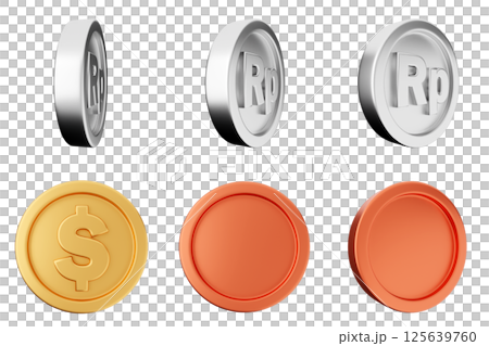 3d coin money currency finance payment investment icon set bundle 3d coin money currency finance payment investment icon set bundle 125639760