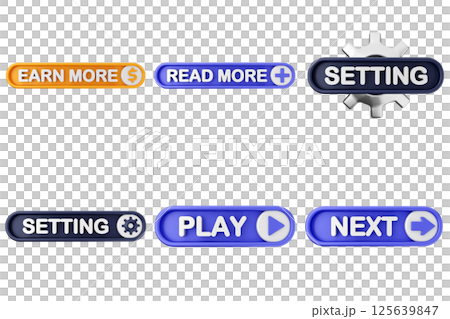 3d text box click button icon set bundle 3d text box click button icon set bundle 125639847