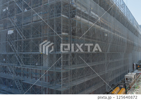 データセンターの建設現場 125640872