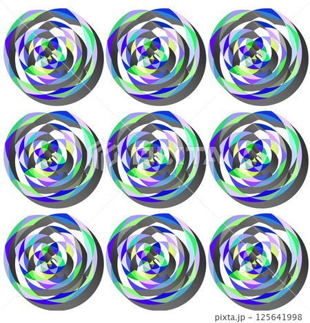 seamless pattern with bowling pins and ribbon 125641998